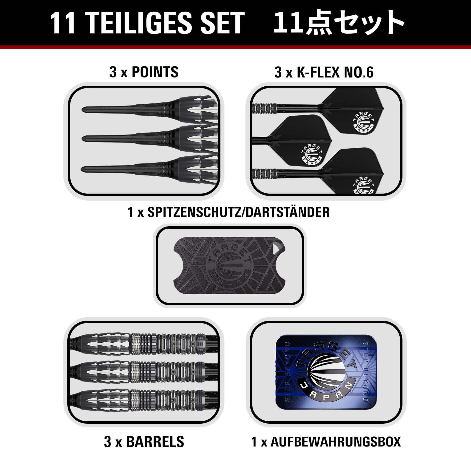 Target Japan Pyro GEN12 Soft Darts - 17 g 