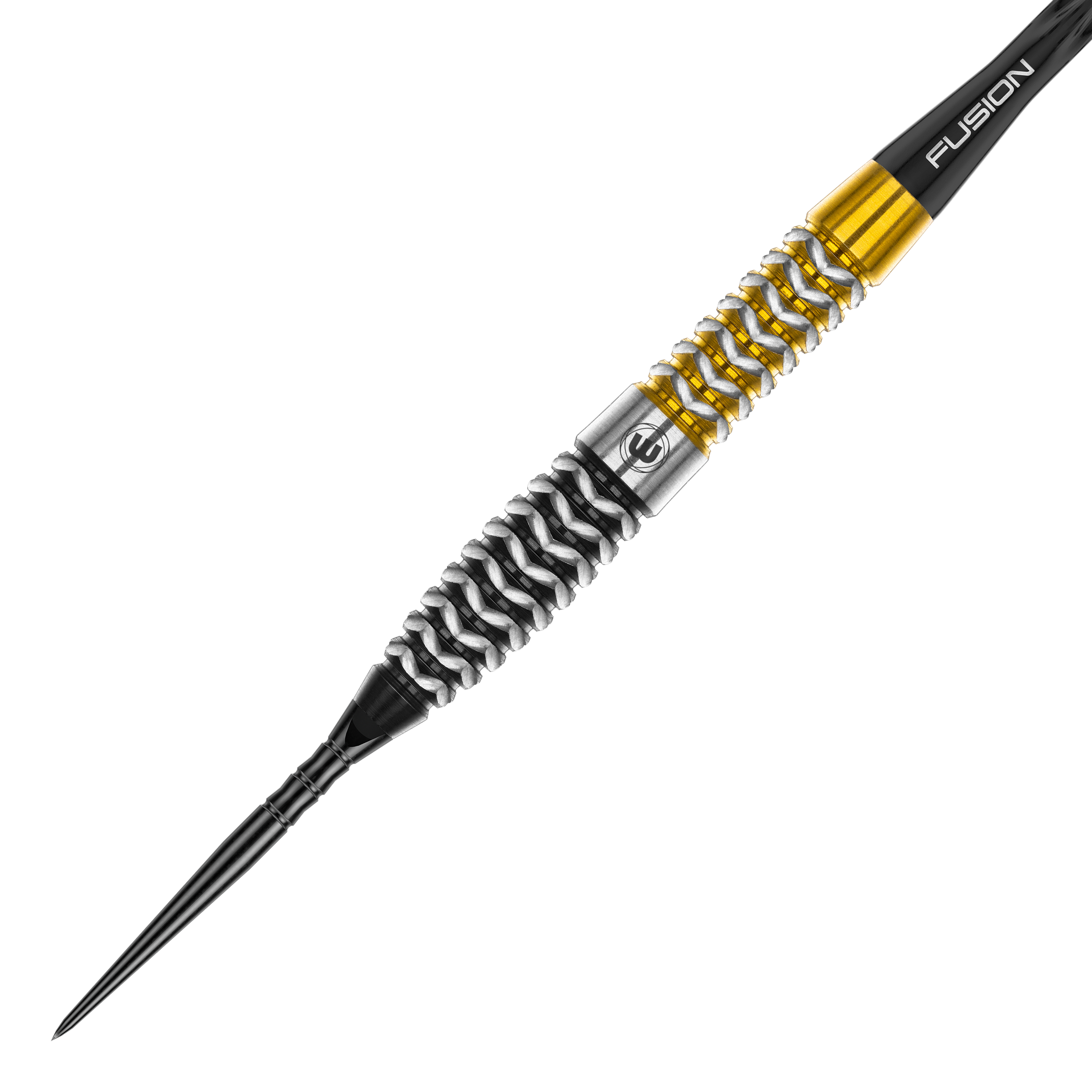 Winmau Exion Torpedo Switch Points Steeldarts Abgebildet ist ein Winmau Exion Torpedo Switch Point Steeldart. Zu sehen ist der Dartpfeil aus einer anderen Perspektive.
