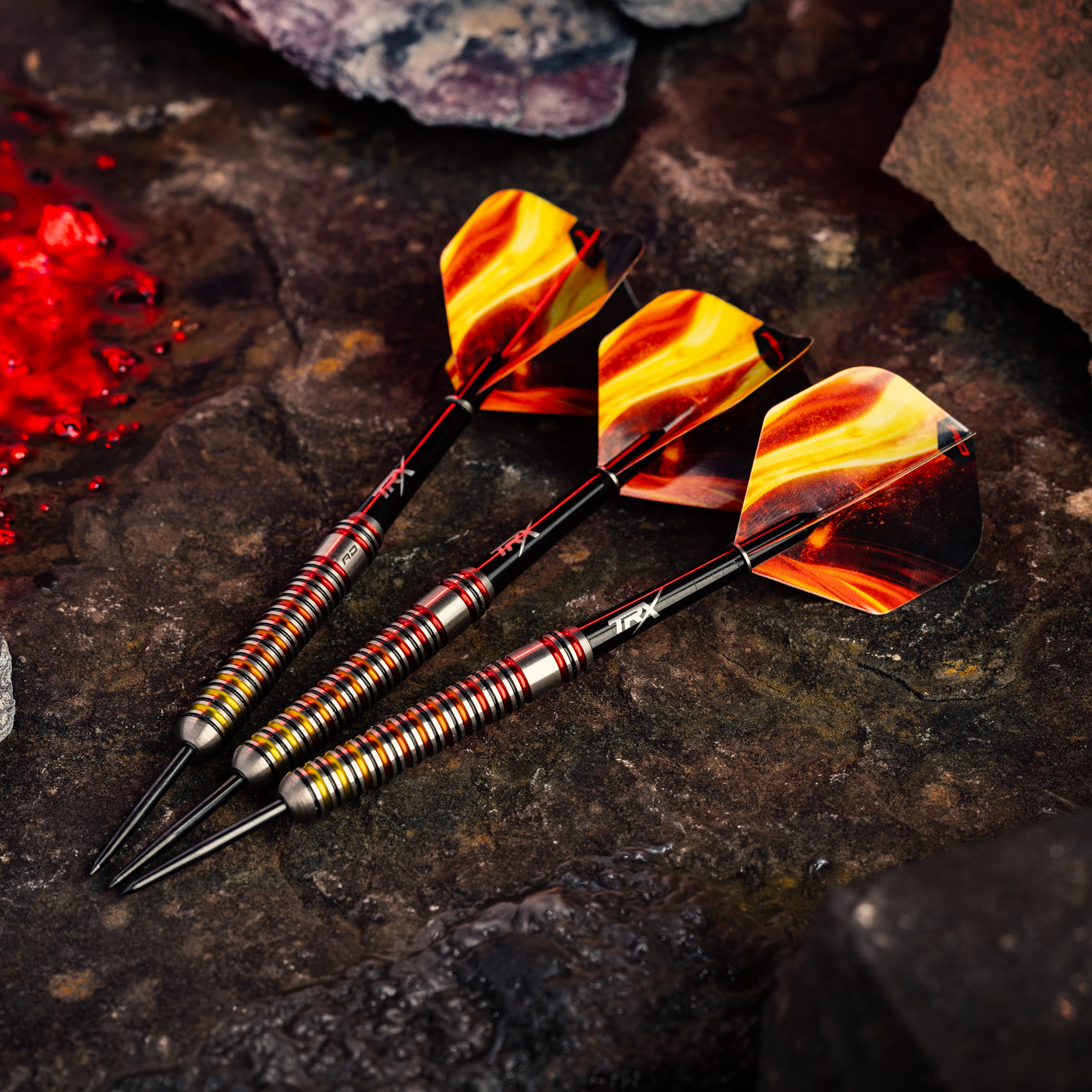 Red Dragon Oven Stalen Darts Dies ist ein Bild der Red Dragon Furnace Steeldarts. Die Darts sind speziell für Präzision und Leistung entwickelt.