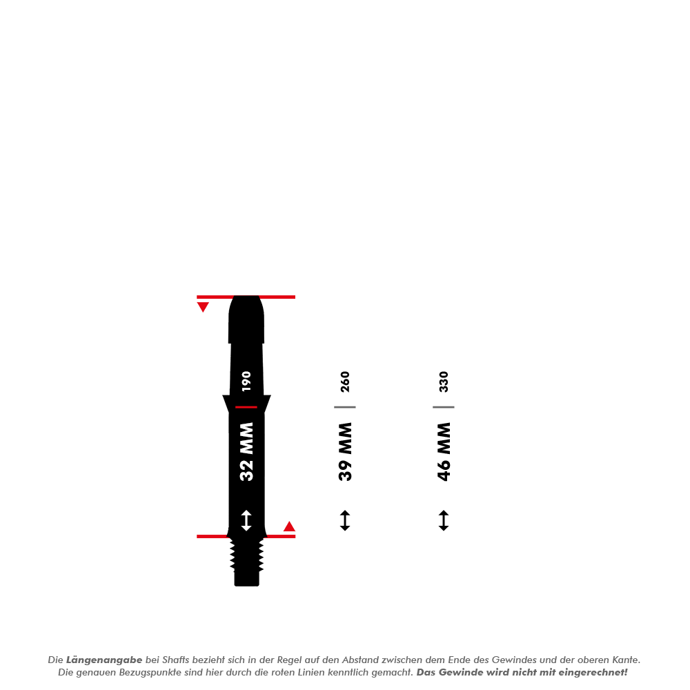 L-L-Style-Shaft Carbon Silent Straight - Zwart