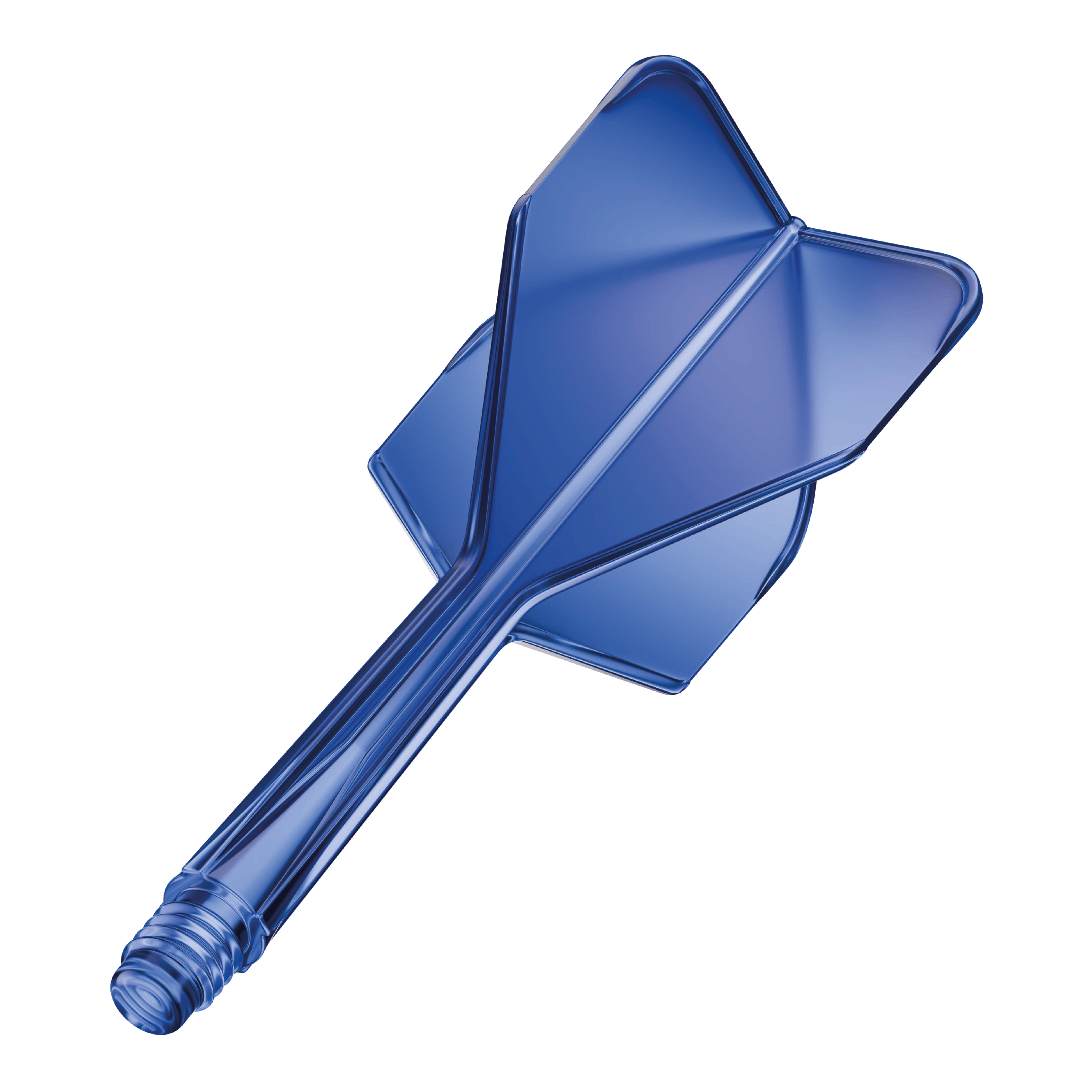 GOAT A1R No6 Flight Shaft System - Blauw Das Bild zeigt das Produkt "GOAT A1R No6 Flight-Shaft-System" in Blau. Es handelt sich um einen einteiligen Flight-Shaft für Darts.