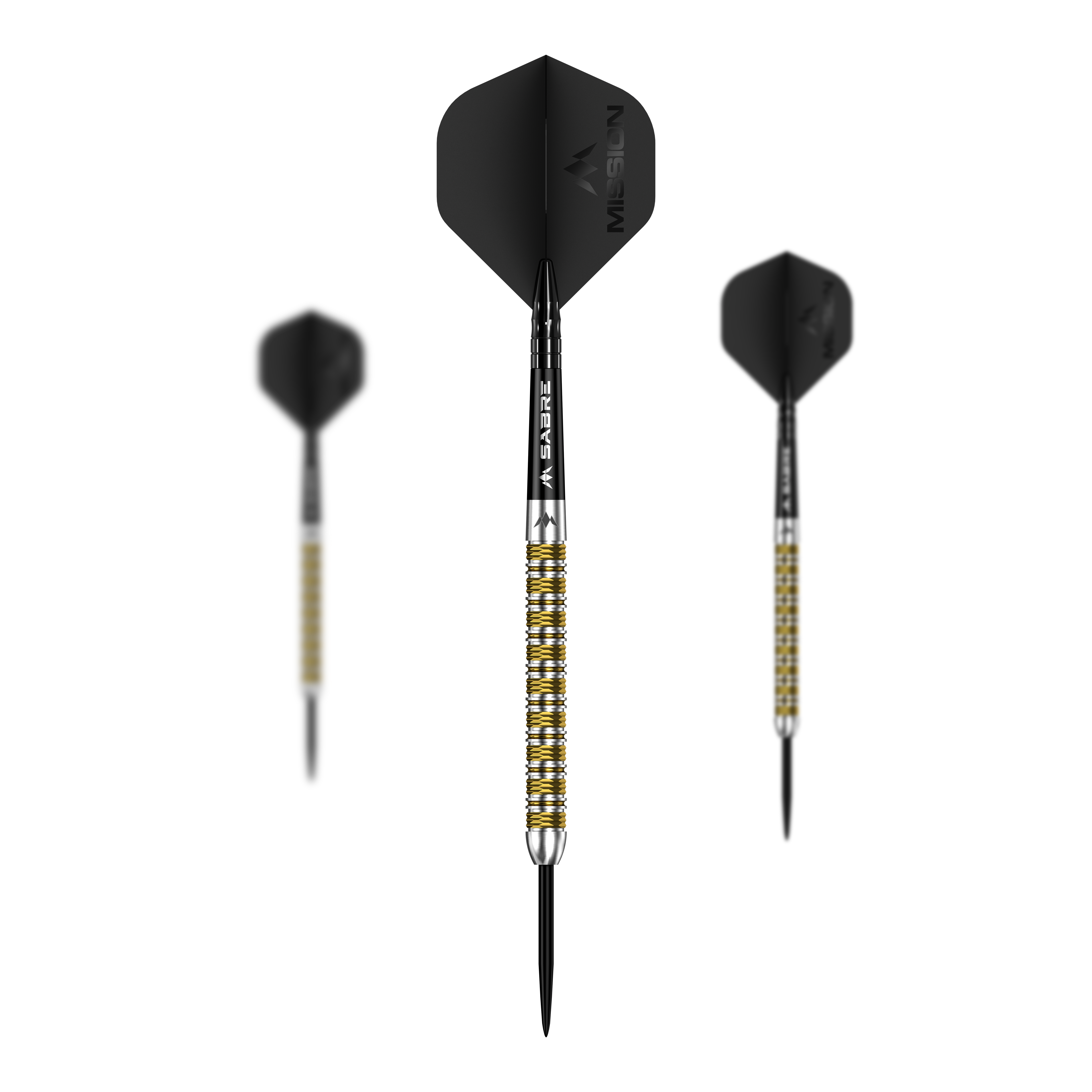 Mission Kinsuji Steeldarts Mission Kinsuji Steeldarts sind hochwertige Steeldarts. Dieses Bild zeigt das Produkt in Originalausführung.