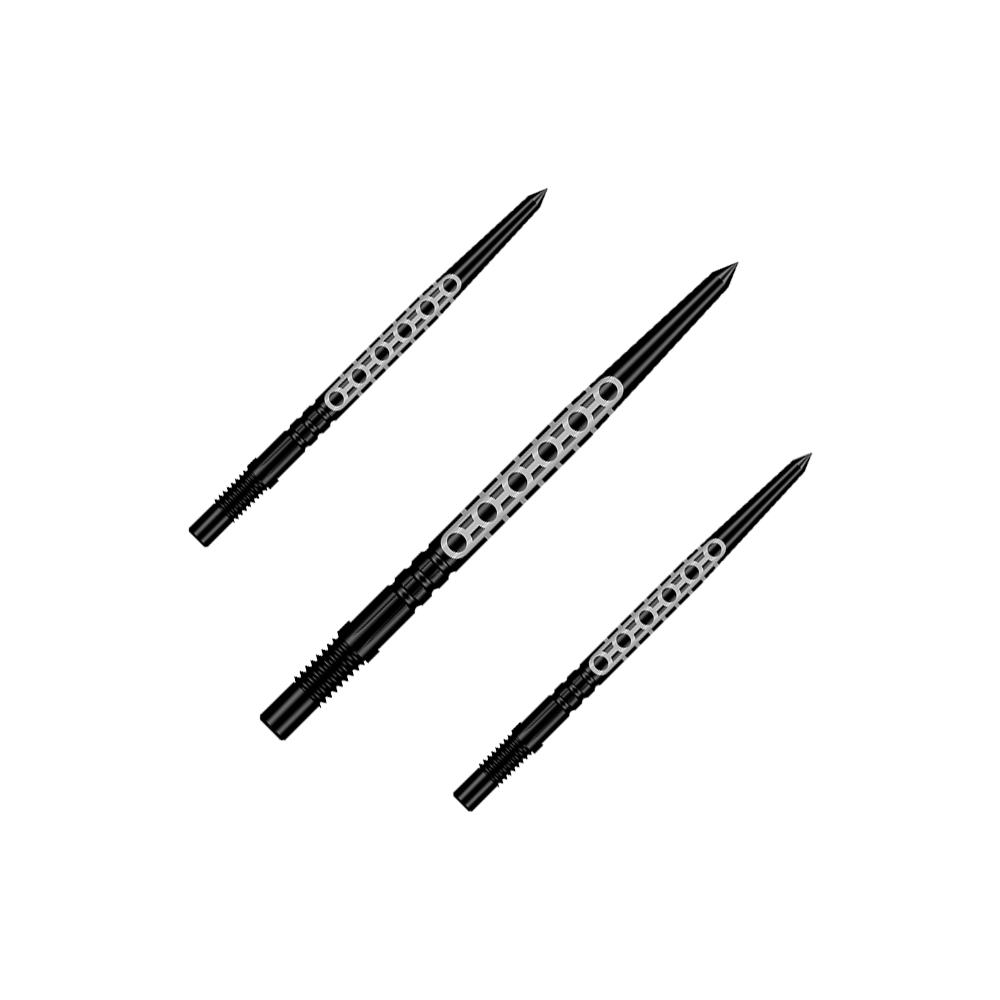 Shot Turbo Point Goths Dartpunten - Zwart Shot Turbo Point Goths Dartpunten - Zwart