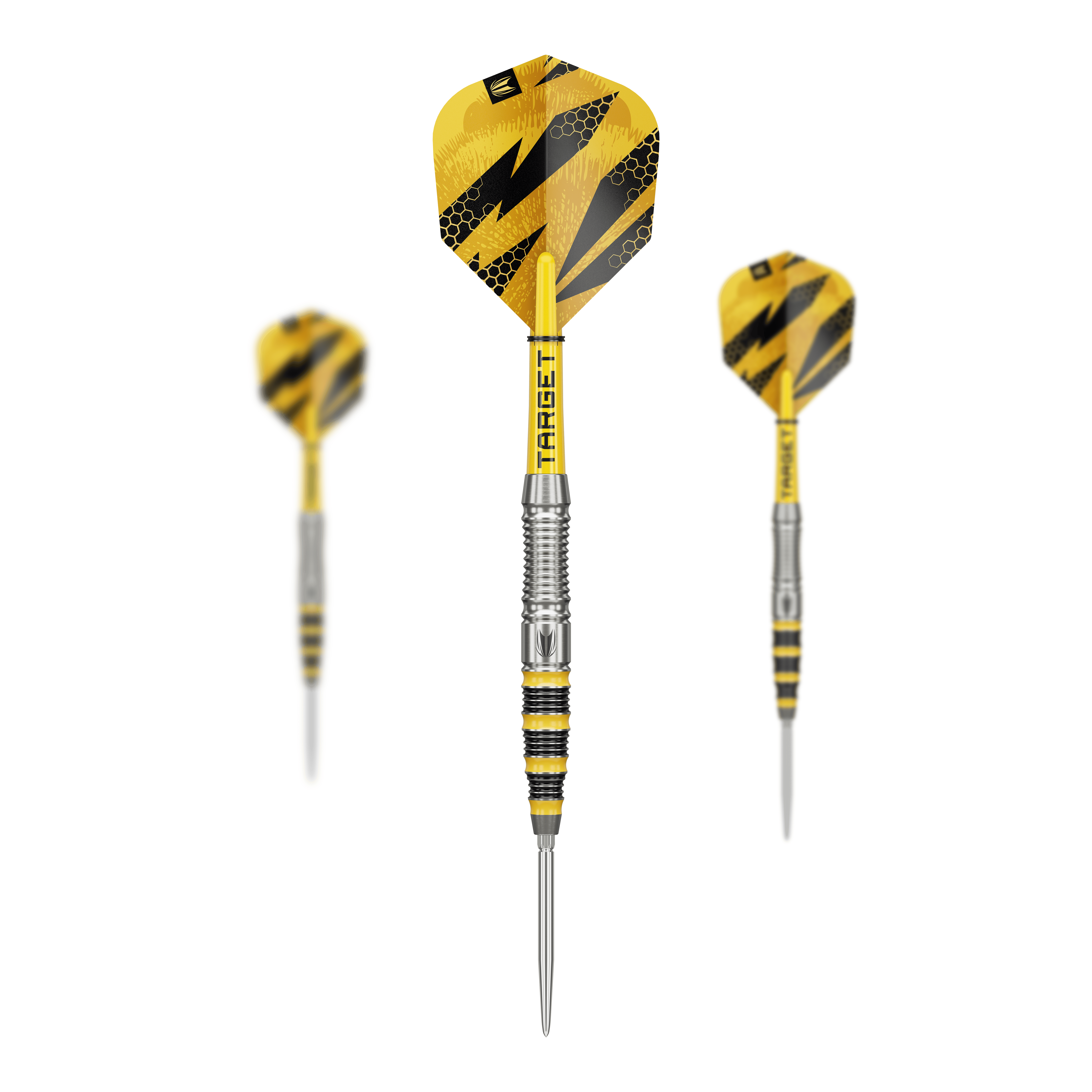 Target Buzz 03 Swiss Points stalen dartpijlen Abgebildet ist das Target Buzz 03 Swiss Points Steeldarts Set. Die Darts sind für das Steeldart-Spiel geeignet.