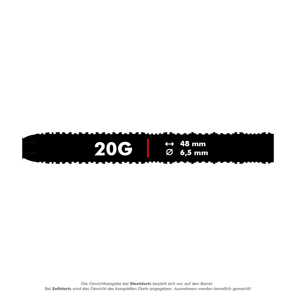 Shot ZEN Rechte Zachte Dartpijlen - 20 g Hier sieht man die Shot ZEN Straight Softdarts - 20g. Diese Darts zeichnen sich durch ihre gerade Form und hervorragende Verarbeitung aus.