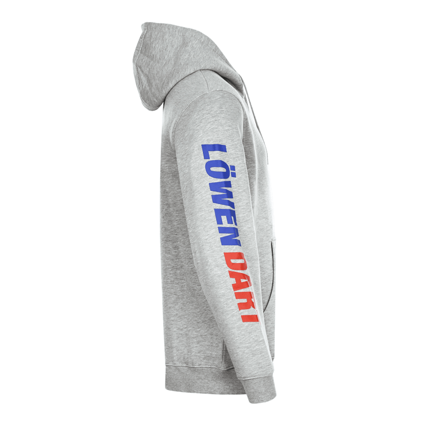 Löwen Collection Zip Hoodie Abgebildet ist der Löwen Kollektion Zip-Hoodie. Der Hoodie präsentiert sich im modernen Design der Kollektion.