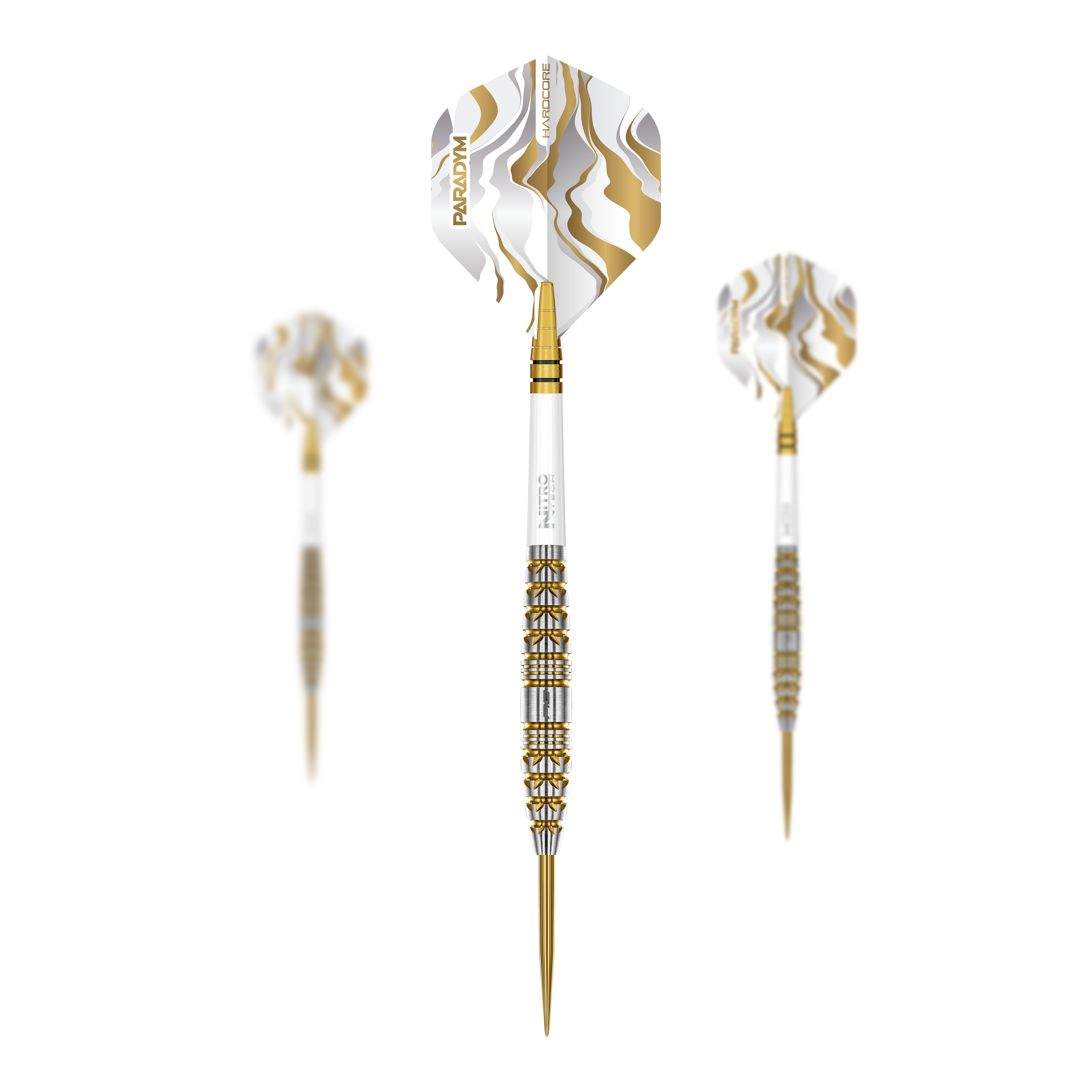 Red Dragon Paradym Gold Torpedo stalen pijlen Zu sehen ist das Set der Red Dragon Paradym Gold Torpedo Steeldarts. Dieses Produkt besteht aus mehreren hochwertigen goldenen Steeldarts.