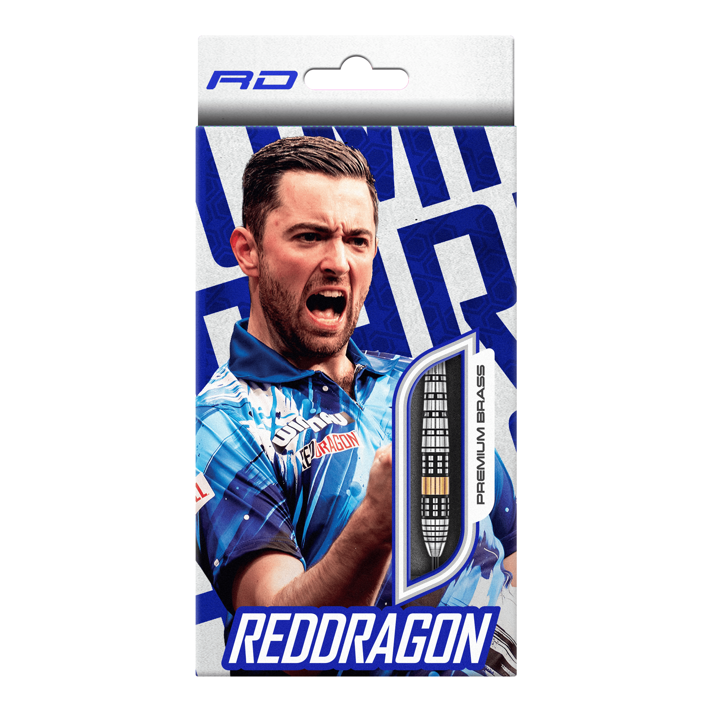 Red Dragon Luke Humphries messing stalen dartpijlen - 21 g Red Dragon Luke Humphries messing stalen dartpijlen - 21 g