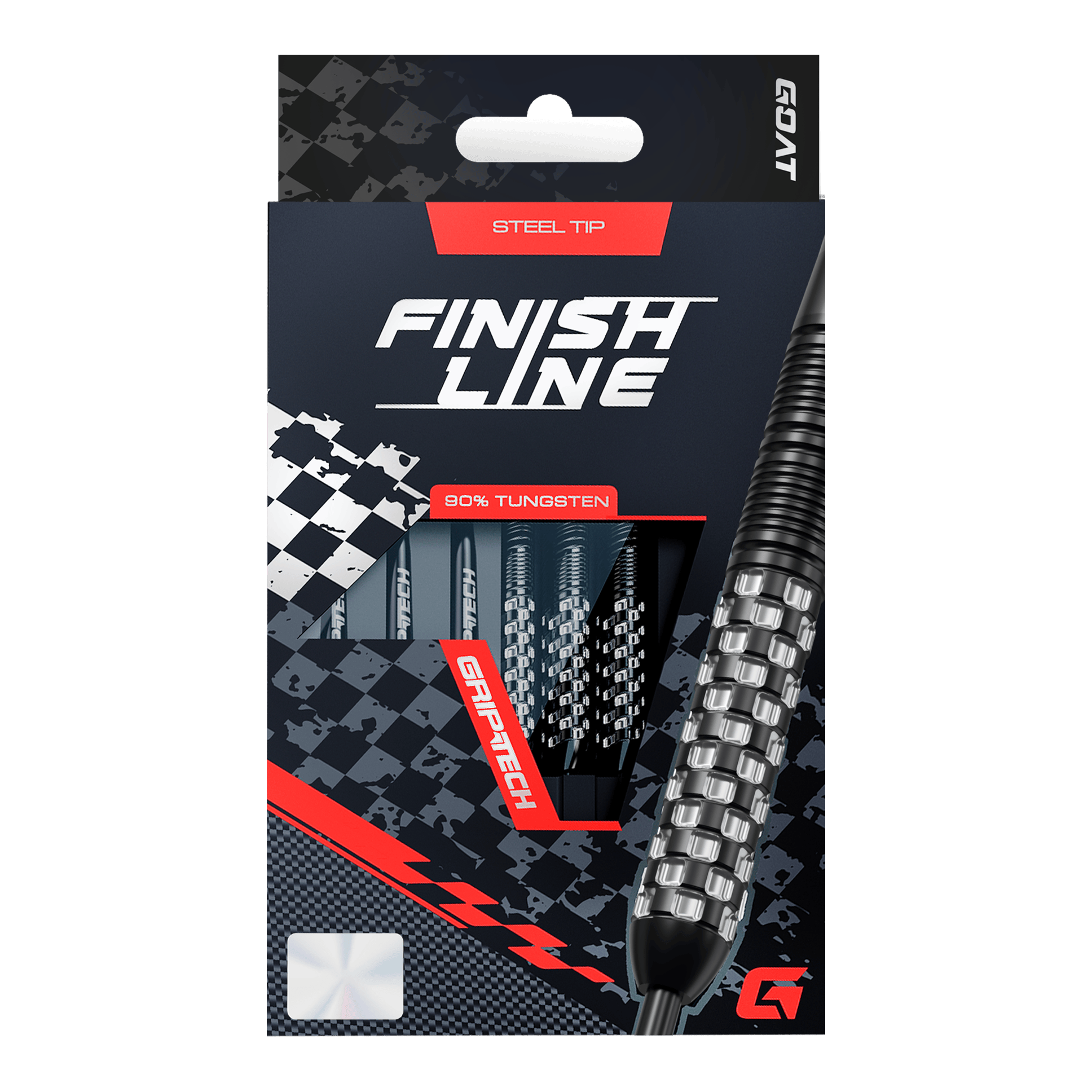 GOAT Finish Line stalen dartpijlen Gezeigt werden GOAT Finish Line Tungsten Steeldarts. Die Darts bieten präzise Kontrolle und eine gute Balance.