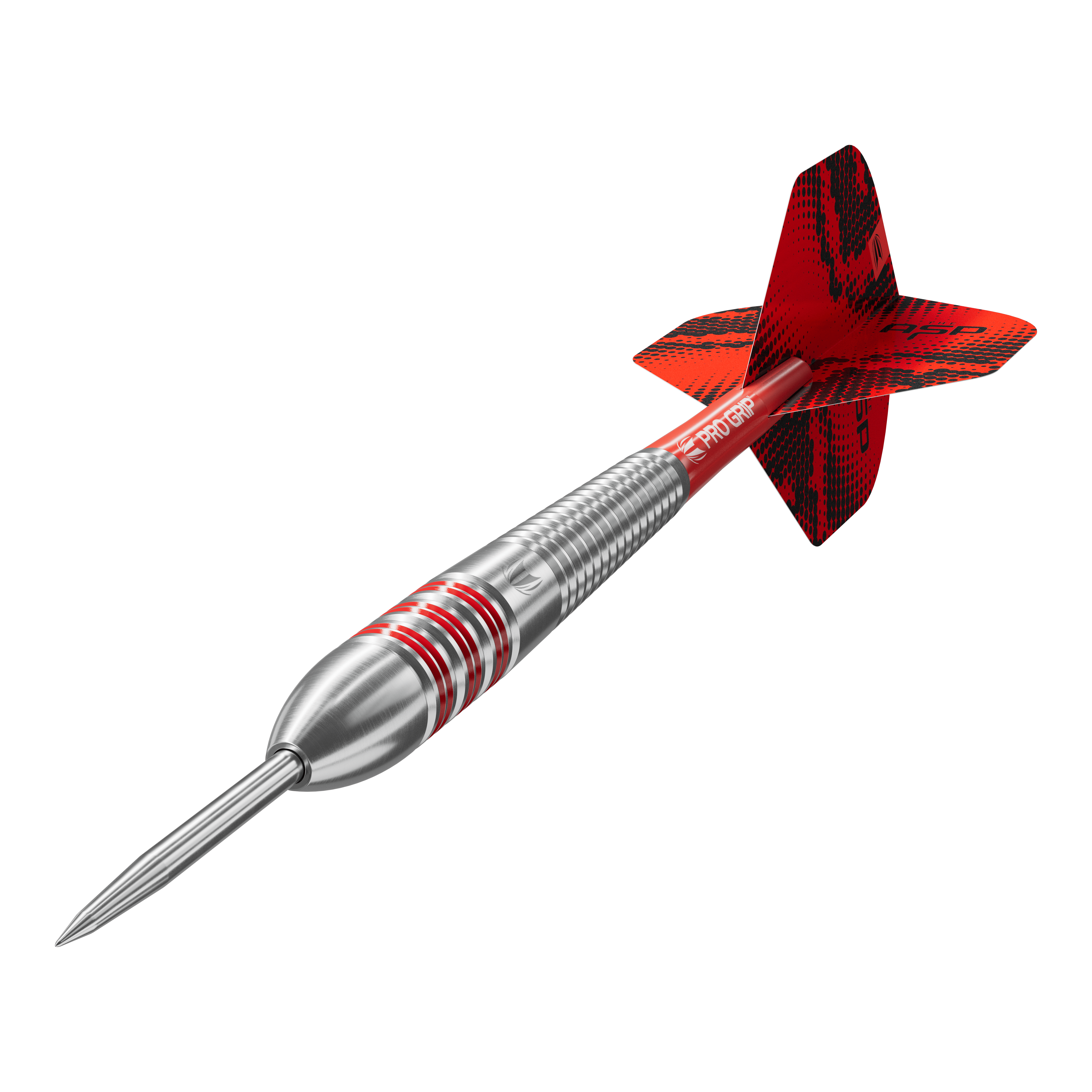 Auf dem Bild sind die Target Nathan Aspinall Brass Steeldarts - 22g abgebildet. Die Darts haben eine spezielle Struktur für einen besseren Griff.