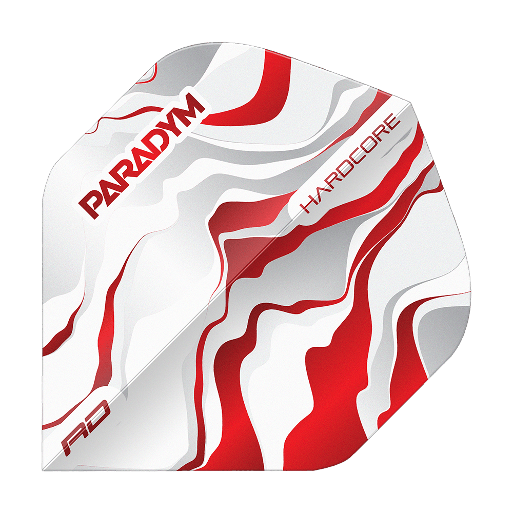 Red Dragon Hardcore Premium Paradym Red Premium No2 Standaard Vluchten Abgebildet sind die Red Dragon Hardcore Premium Paradym Red Premium No2 Standard Flights. Diese Flights sind in Standardform und in einer roten Premium-Ausführung gestaltet.