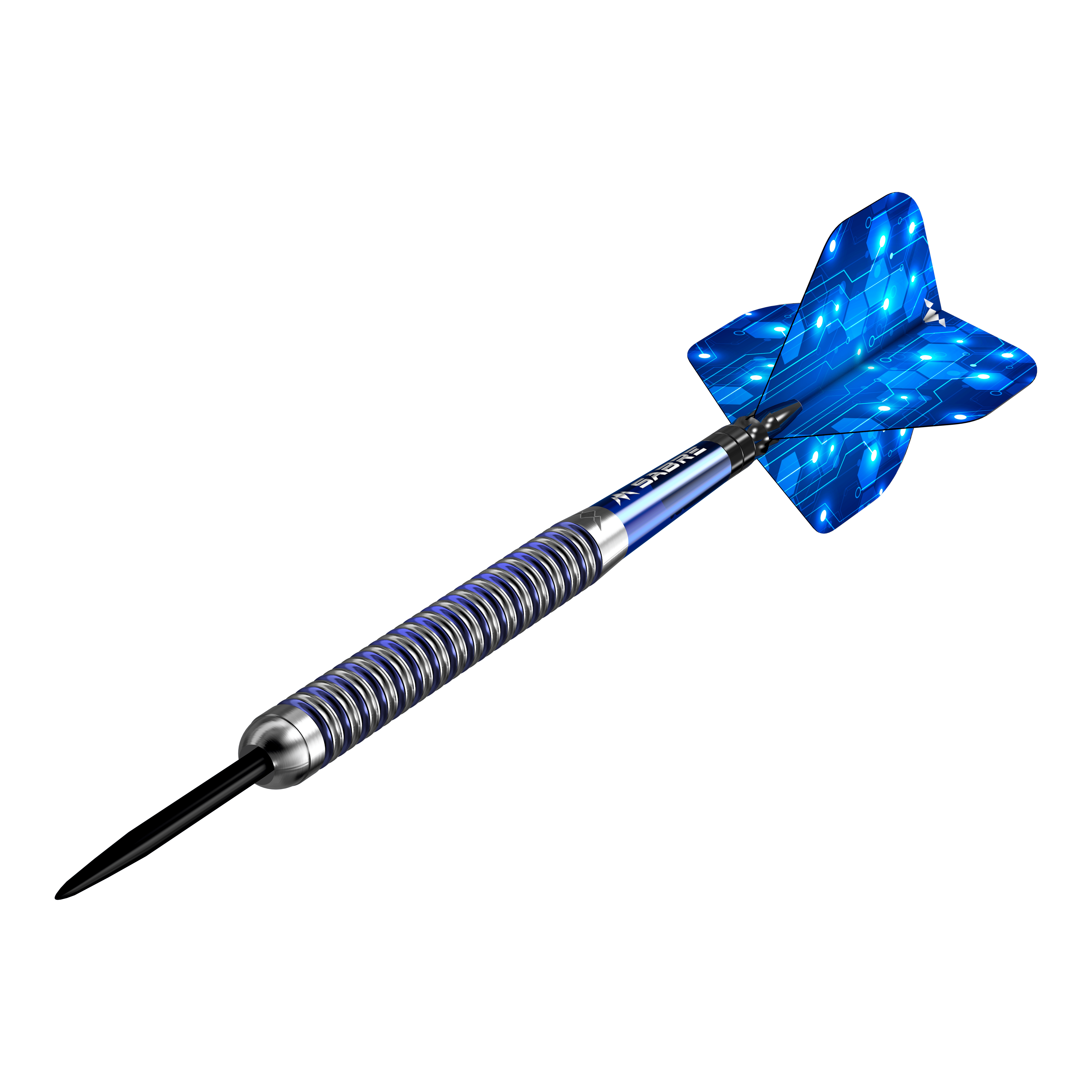 Mission ION Blue Silver stalen darts Mission ION Blue Silver Steeldarts werden präsentiert. Die Darts haben ein auffälliges blau-silbernes Design.