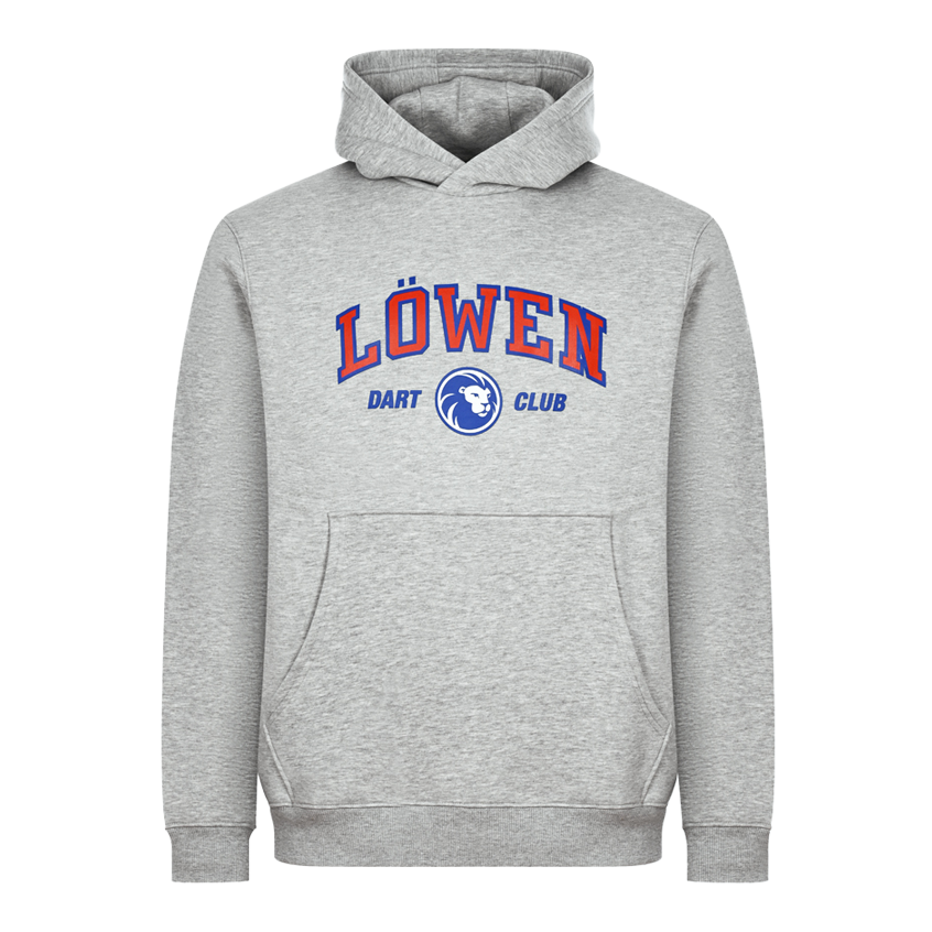 Lions Collection Club Hoodie Das Bild zeigt einen Löwen Kollektion Club Hoodie. Der Hoodie bietet Komfort und Stil für Clubmitglieder.