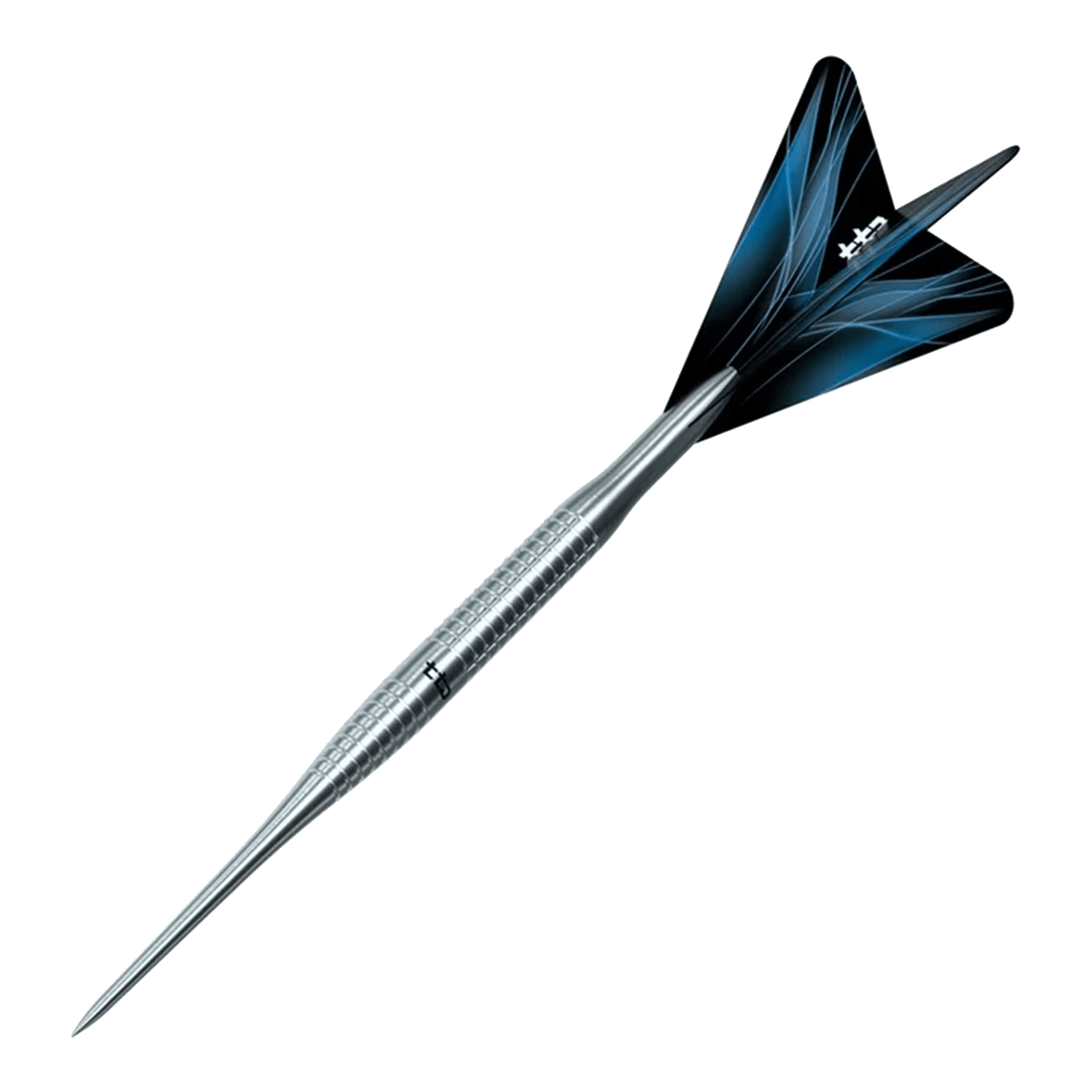 Caliburn TTD Complete Titanium T3 Silver stalen dartpijlen - 7 g Das Foto zeigt die Caliburn TTD Complete Titanium T3 Silver Steeldarts - 7g. Diese Dartpfeile sind silberfarben und bieten eine präzise Verarbeitung.