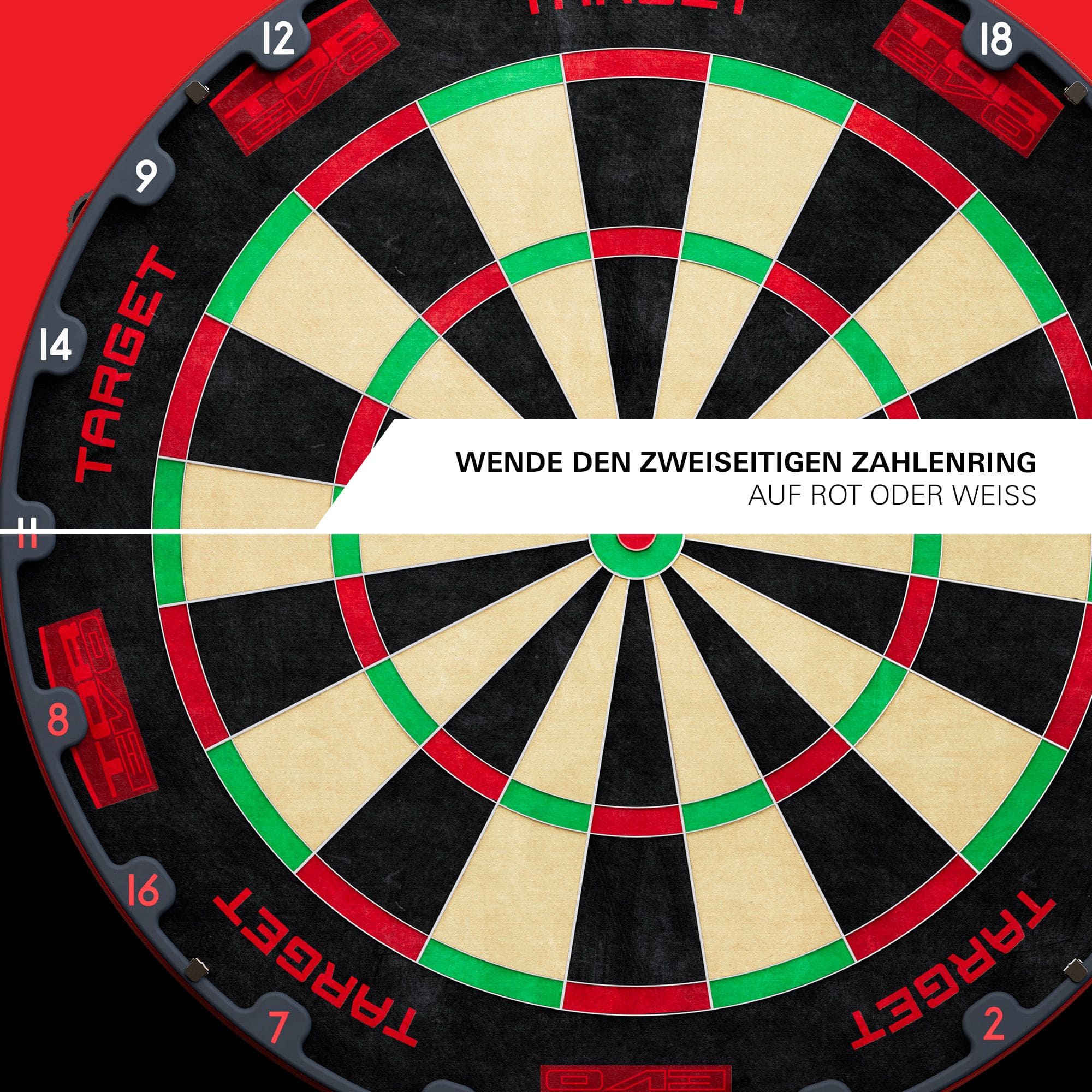 Target TOR EVO stalen dartbord