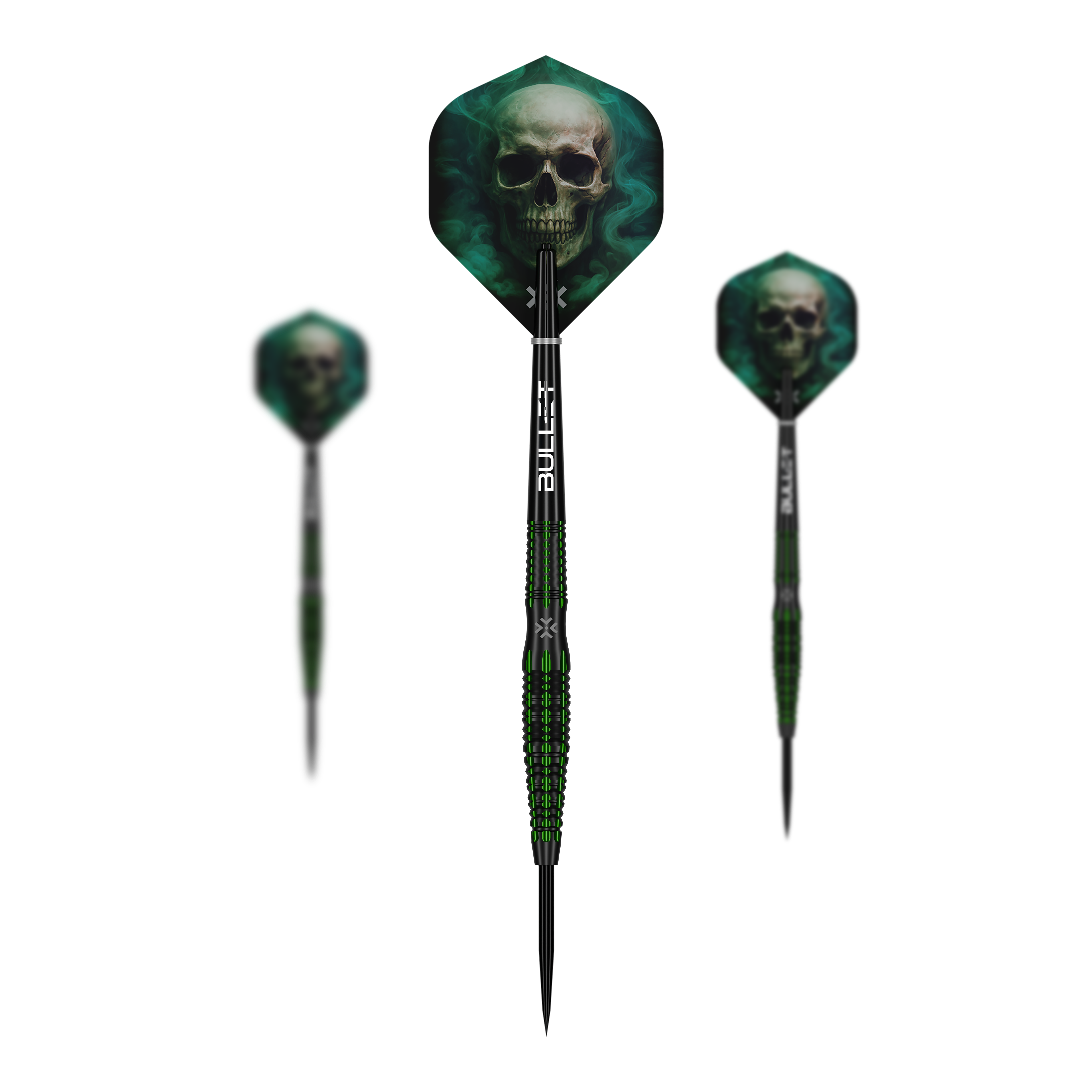 Bullet Poison stalen pijltjes Abgebildet ist das Produkt Bullet Poison Steeldarts. Die Steeldarts sind für das Dartspiel geeignet.