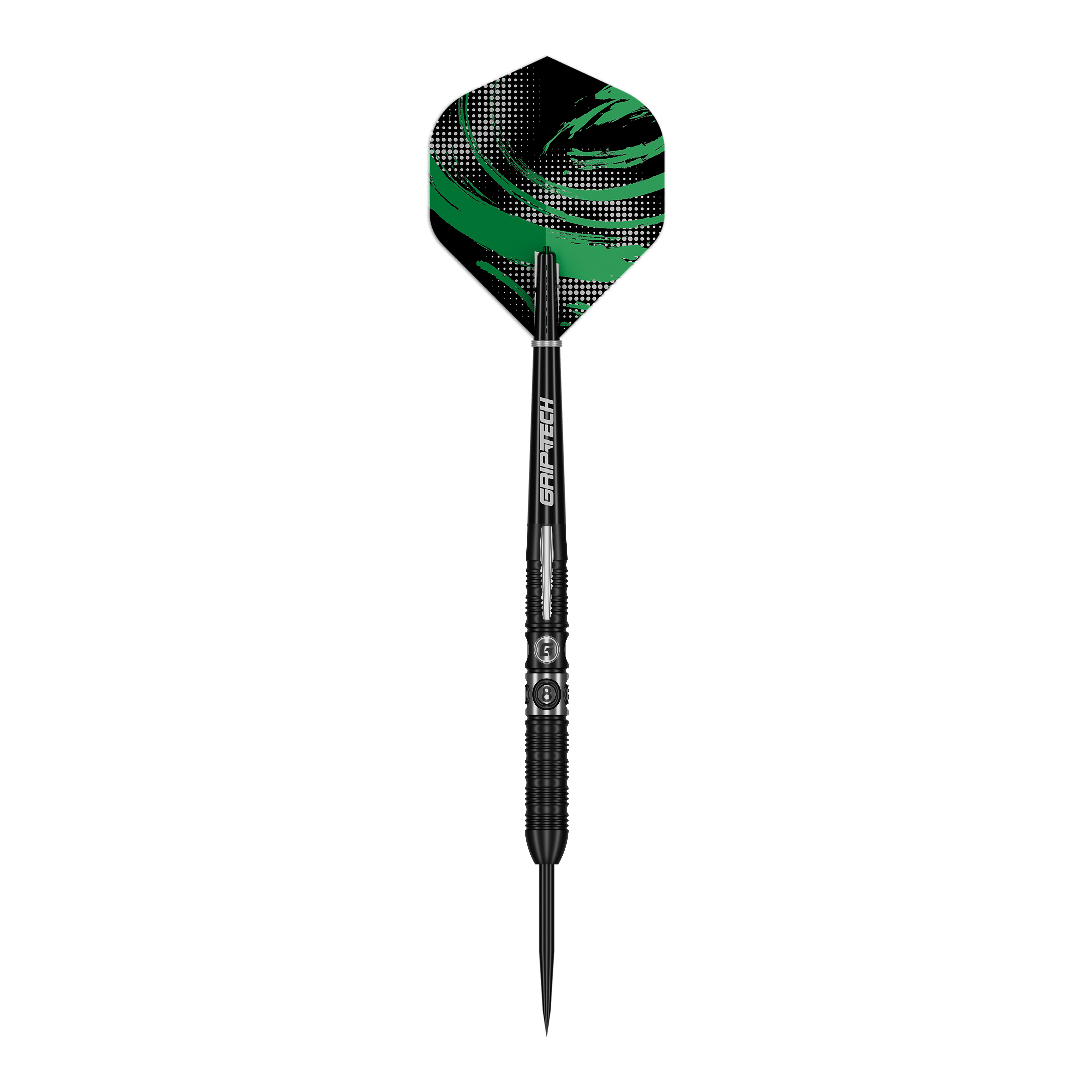 GOAT 8-Ball stalen dartpijlen GOAT 8Ball Steeldarts sind auf diesem Bild abgebildet. Das Bild zeigt die Details dieses Steeldarts-Produkts.