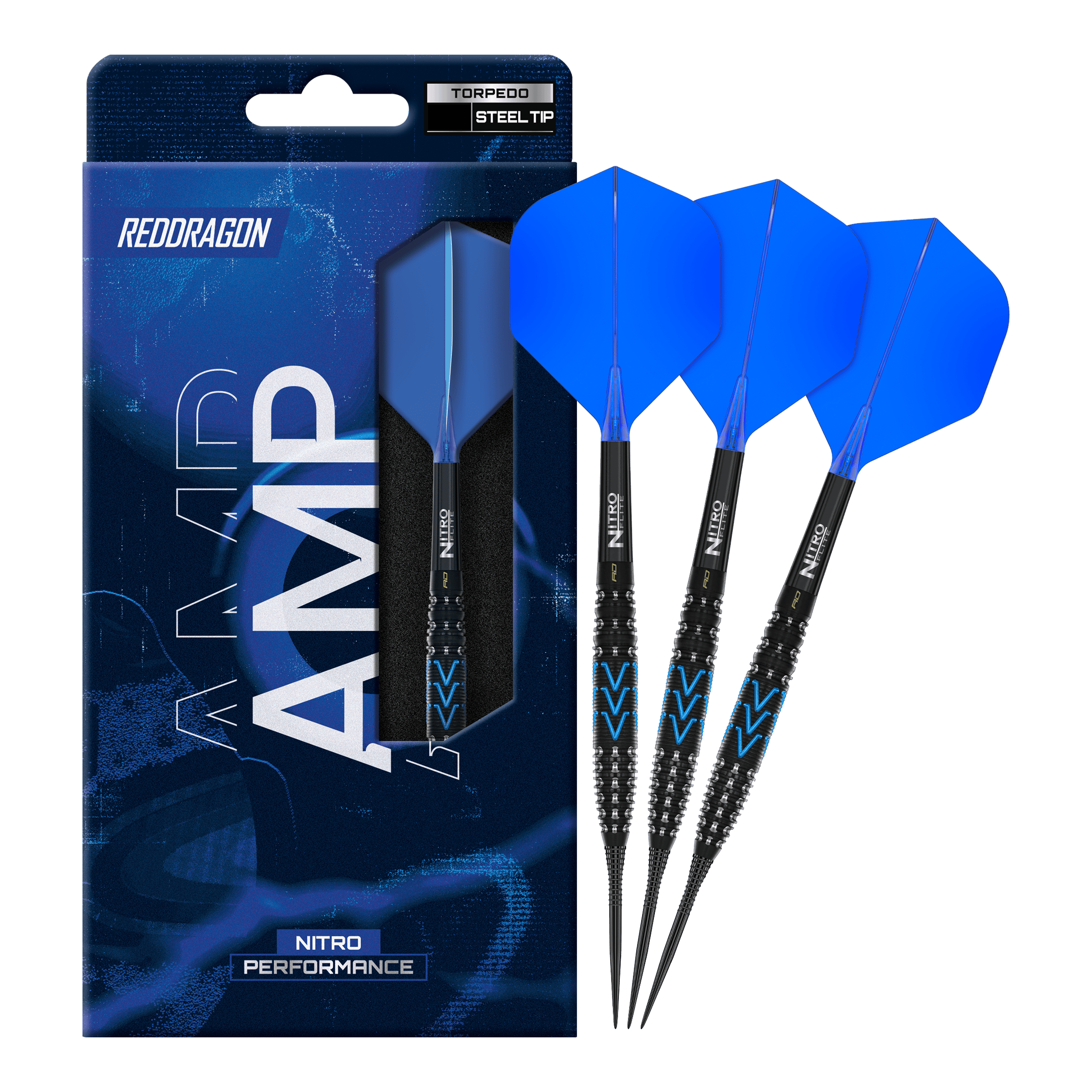 Red Dragon Amp Torpedo stalen dartpijlen Hier ist der Red Dragon Amp Torpedo Steeldarts abgebildet. Es handelt sich um komplette Steeldarts in sportlichem Look.