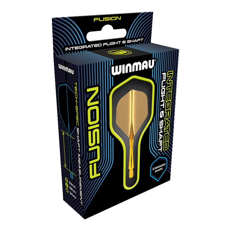 Winmau Fusion Flight Shaft-systeem Standaard Oranje