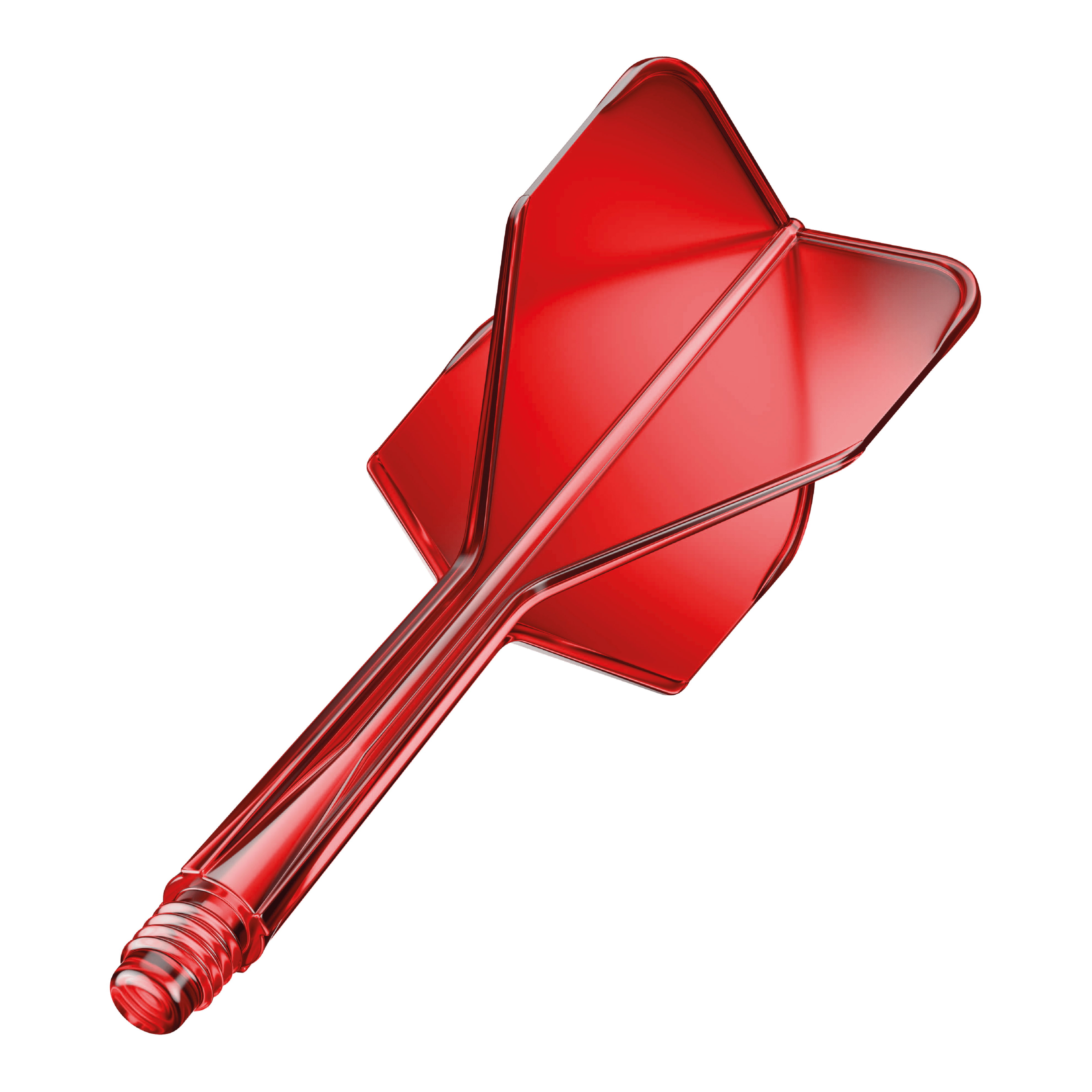 GOAT A1R No6 Flight Shaft System - Rood Das Bild zeigt das Produkt "GOAT A1R No6 Flight-Shaft-System" in Rot. Es handelt sich um einen roten Dartflug mit integriertem Schaft.