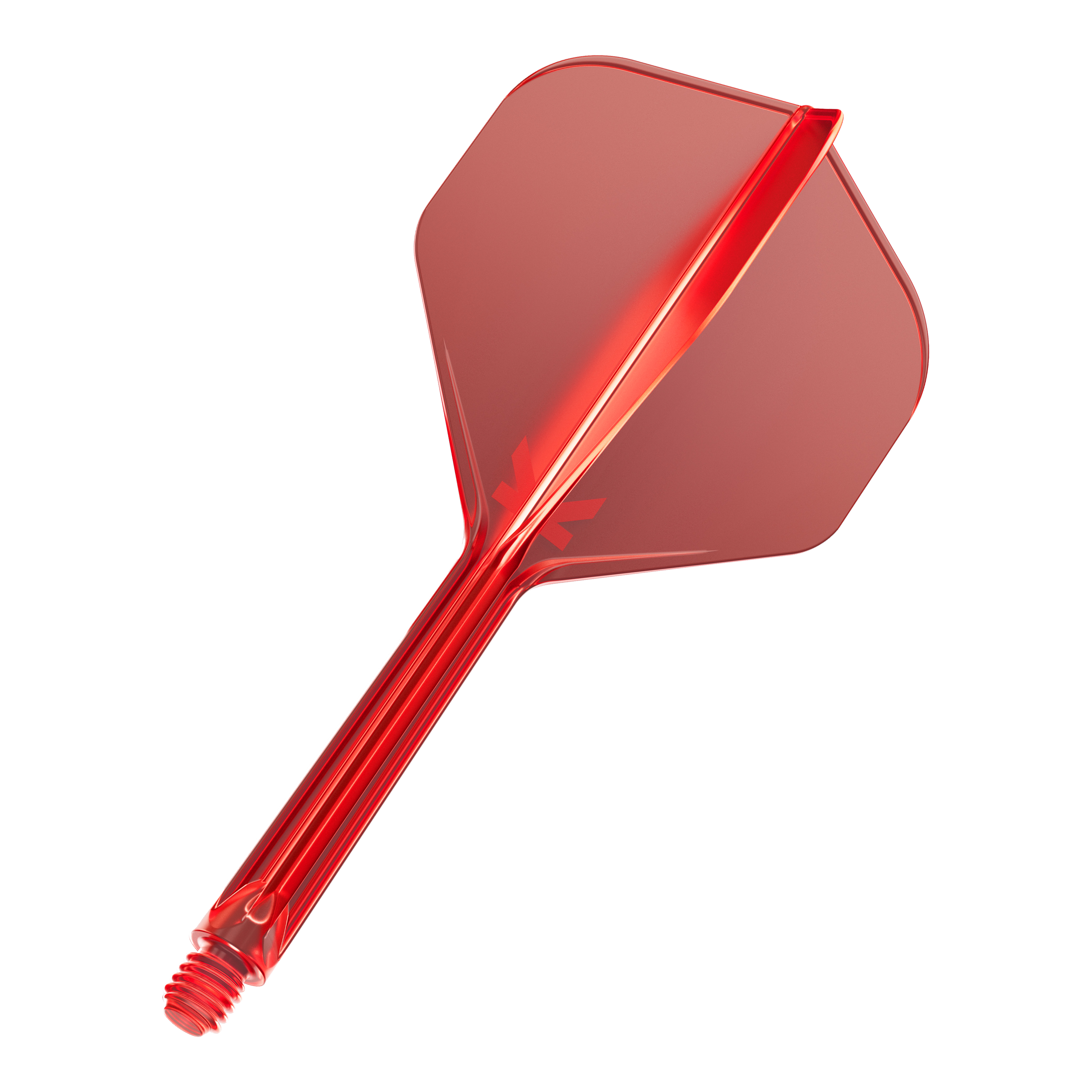 Target K-Flex No2 Standaard Vluchtsysteem - Rood Dies ist ein rotes Dart-Flügel-Set mit einem integrierten Schaft. Es hat ein einfaches, durchsichtiges Design und ist für den Einsatz bei Darts geeignet.