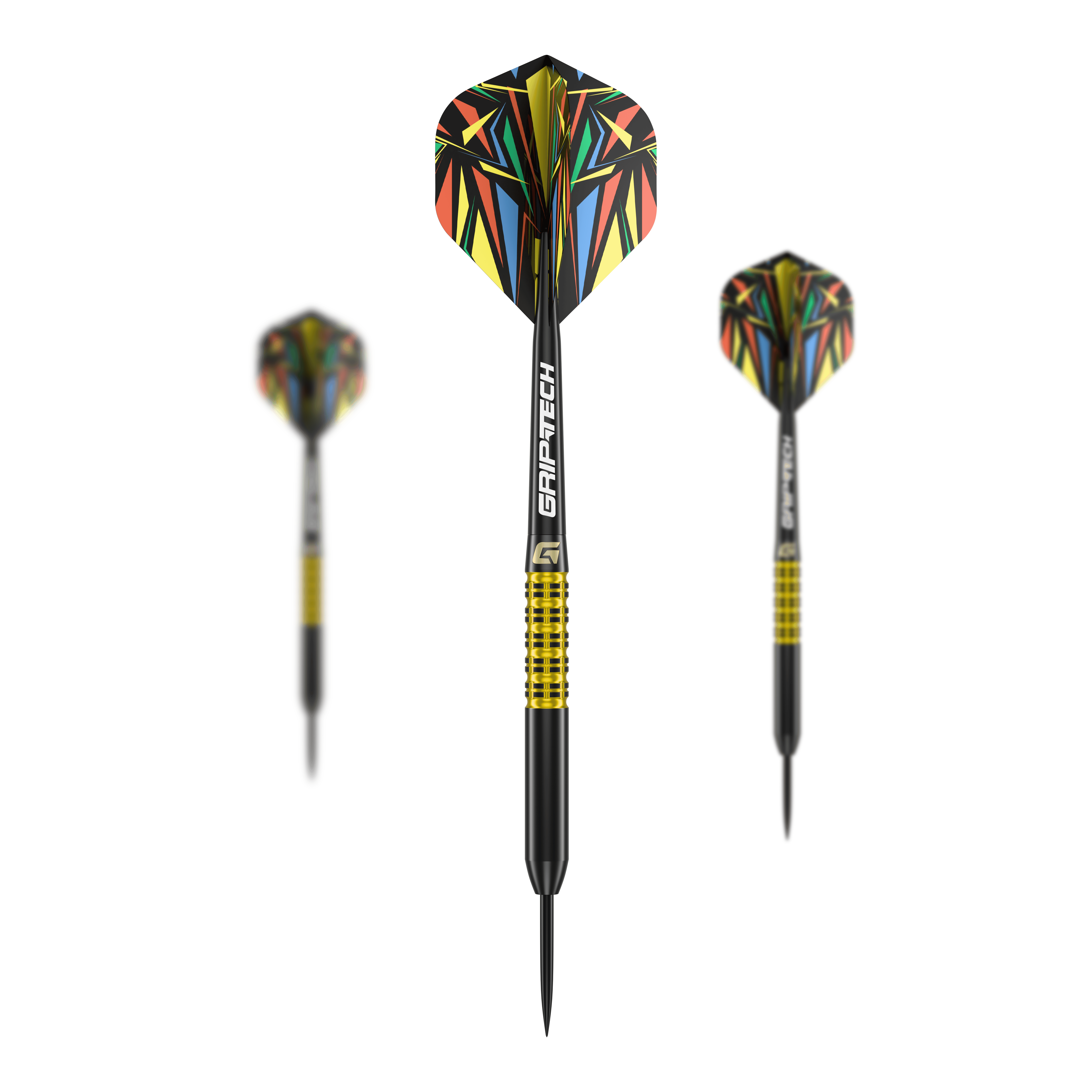 GEIT Atleet Geel Messing Steeldarts - 12g