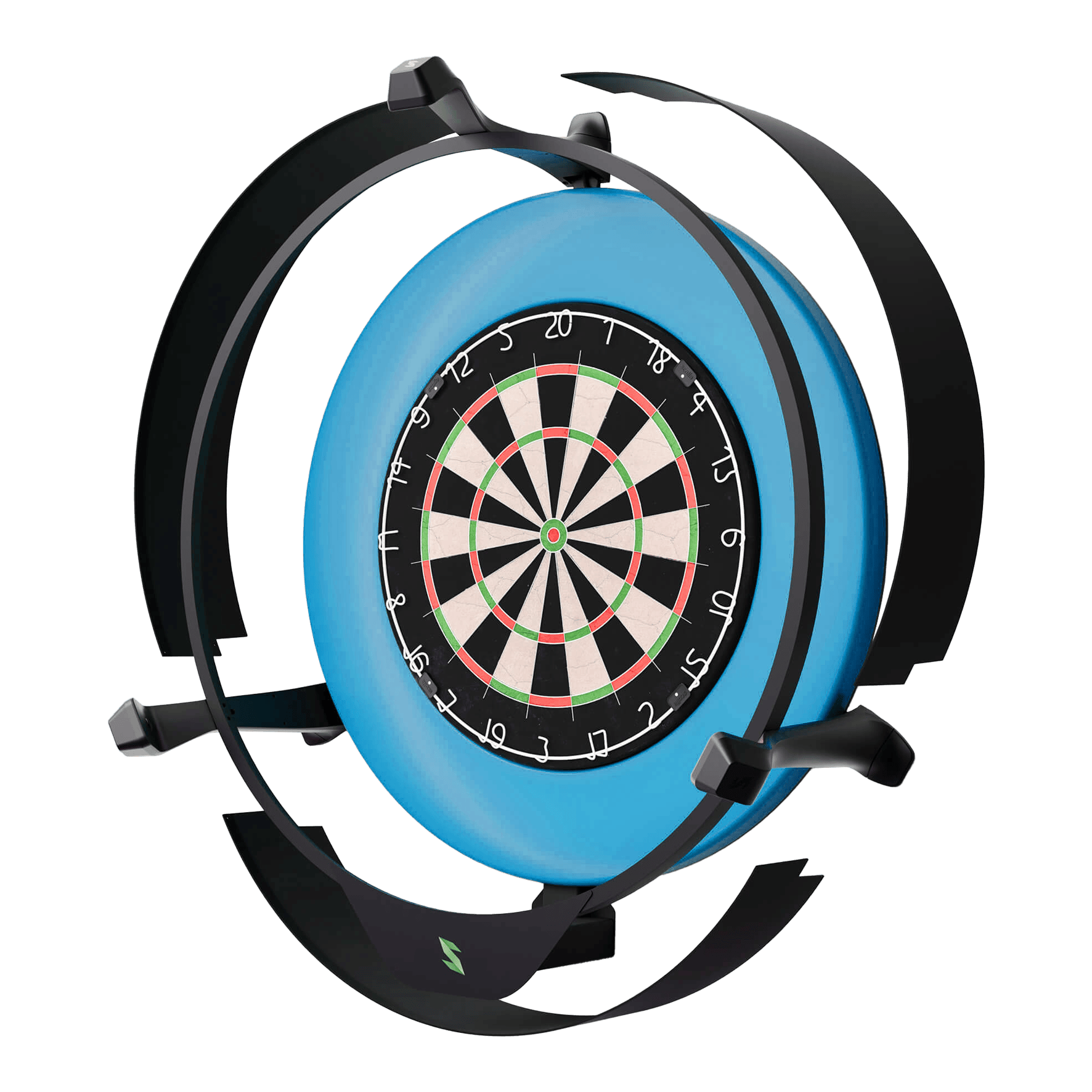 Scolia Home 2 FLEX - Elektronisch autoscoringsysteem met verlichtingsring 2026 Das Bild zeigt das Produkt "Scolia Home 2 FLEX - Electronic Score System mit Beleuchtungsring". Es handelt sich um ein elektronisches Dart-Score-System mit einem runden Beleuchtungsring und moderner Halterung.