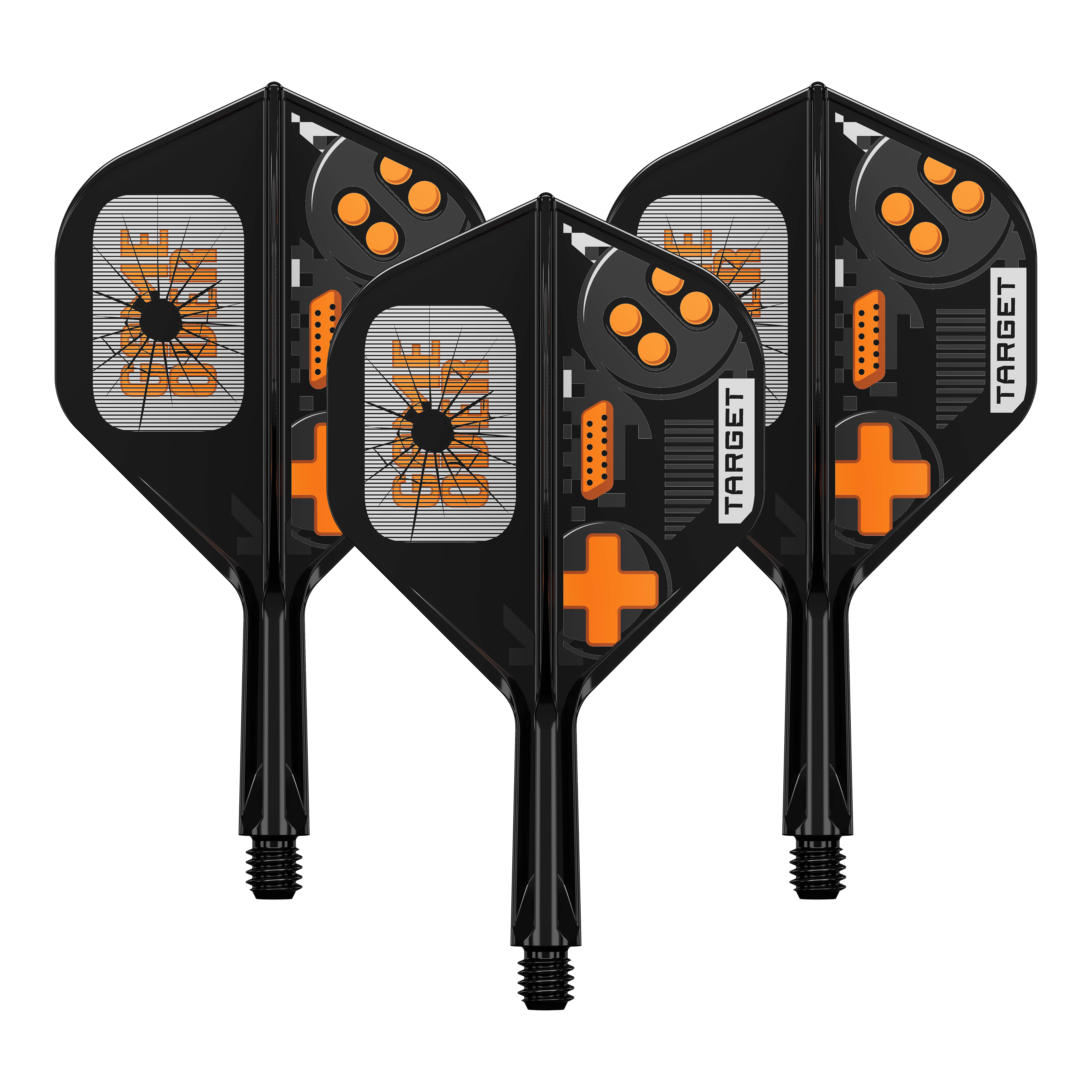 Target K-Flex Game Over No2 standaard flights Target K-Flex GameOver No2 Standard Flights, 19 mm im Set. Die Abbildung zeigt die Flights in einer Verpackungseinheit.
