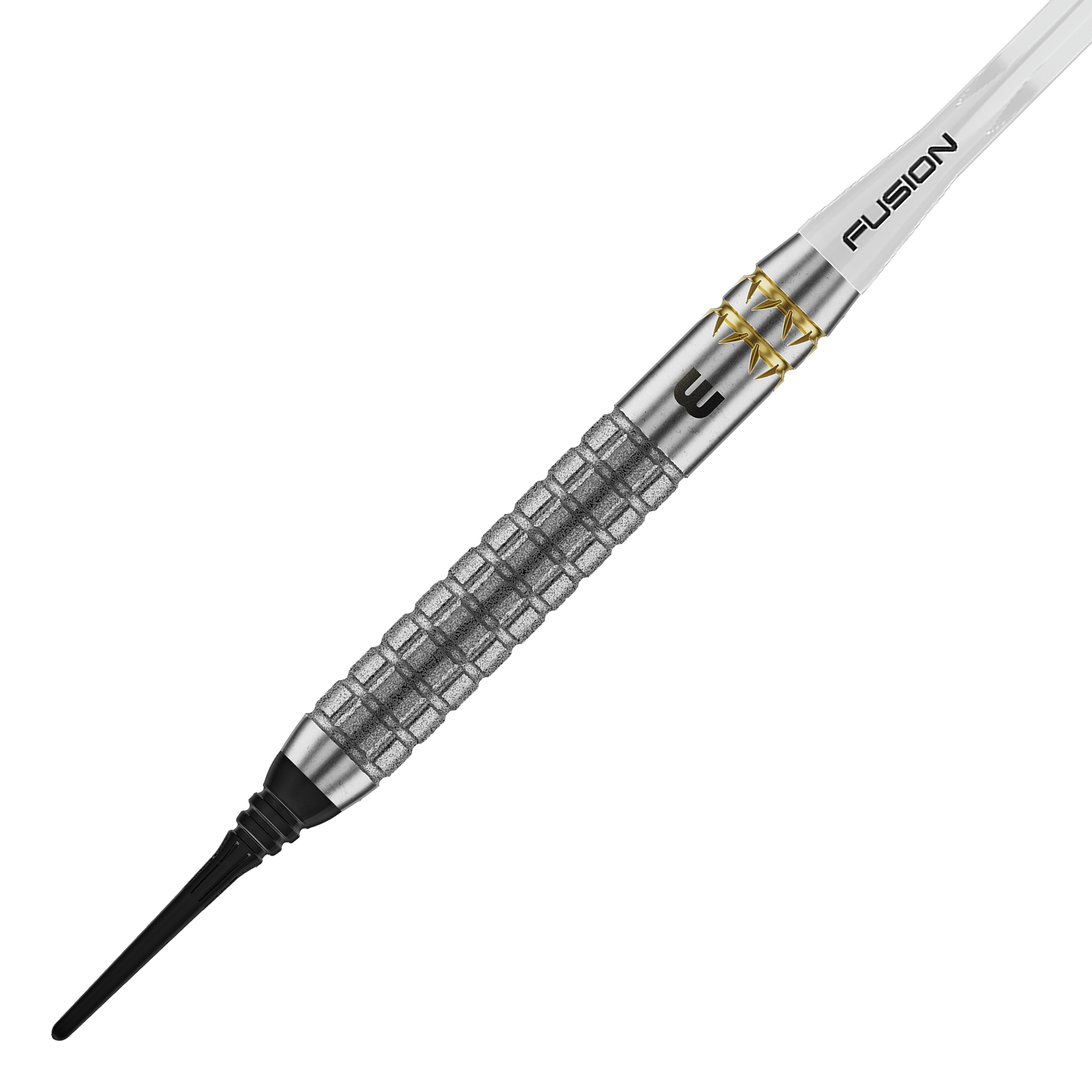 Winmau Gian Van Veen W-MAX zachte darts - 18g Winmau Gian Van Veen W-MAX Softdarts - 18g sind auf dem Bild abgebildet. Die Darts sind in einer Seitenansicht zu sehen.