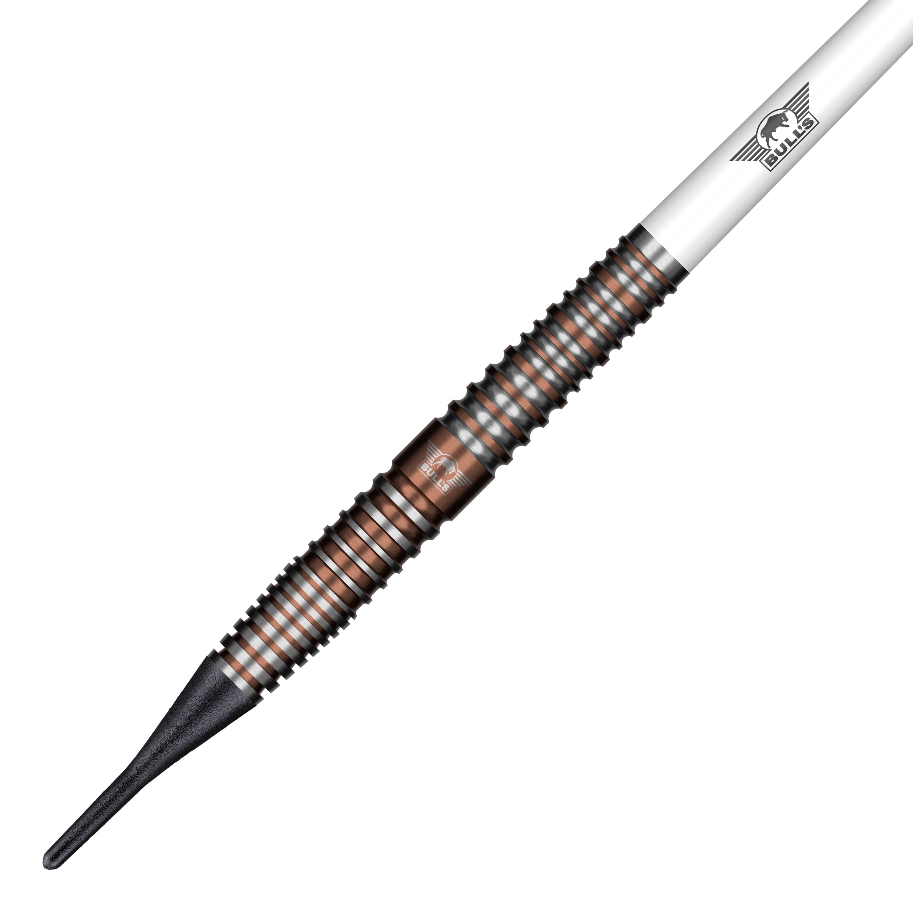 Bulls NL Max Hopp E5 soft darts - 20g Auf dem Bild sieht man die Bulls NL Max Hopp E5 Softdarts mit einem Gewicht von 20 Gramm. Diese Softdarts sind für Präzision und gutes Handling bekannt.