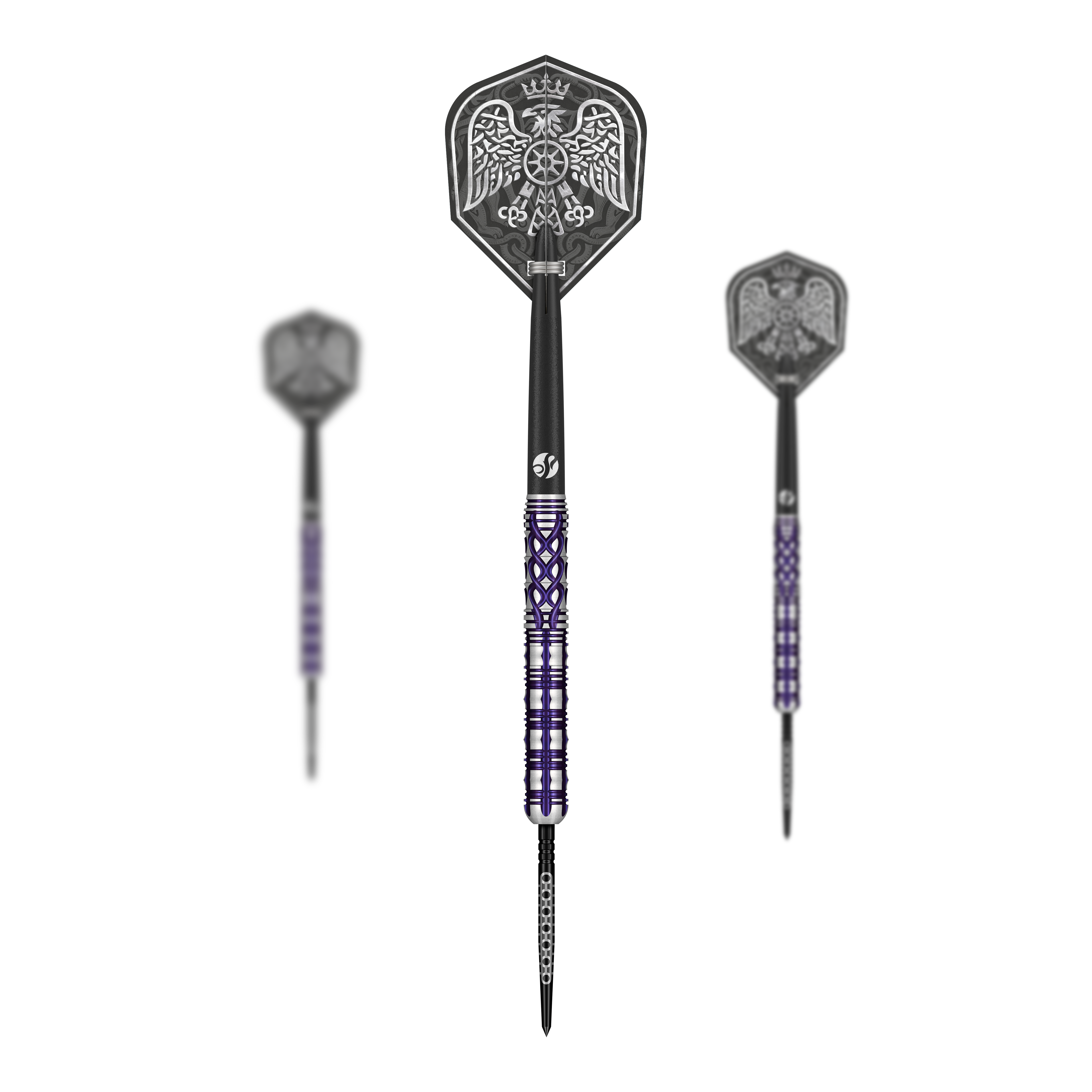 Shot Goths Visara Turbo Point stalen dartpijlen - 23 g Auf dem Bild sind die Shot Goths Visara Turbo Point Steeldarts - 23g als Set zu sehen. Sie eignen sich ideal für ambitionierte Steeldartspieler.