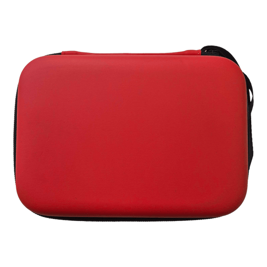 Ein rotes Dartcase ist abgebildet. Es handelt sich wahrscheinlich um das Modell DC03 von McDart.
