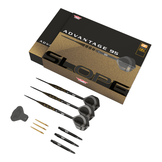 Bulls NL Advantage 95 Slope Convertible Point stalen dartpijlen Bulls NL Advantage 95 Slope Convertible Point stalen dartpijlen
