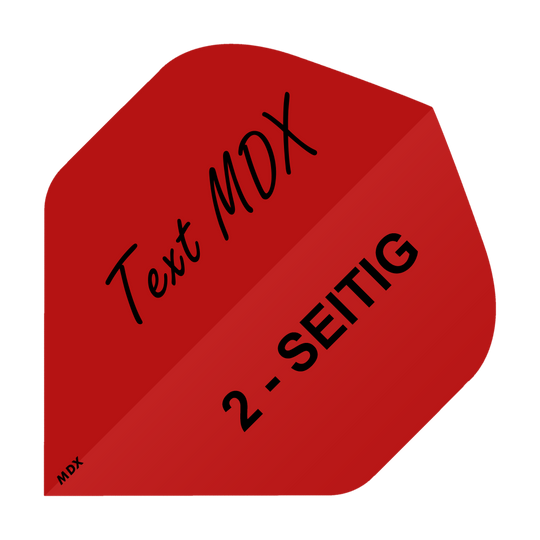 10 set bedrukte meenemers op 2 zijden - gewenste tekst - MDX standaard