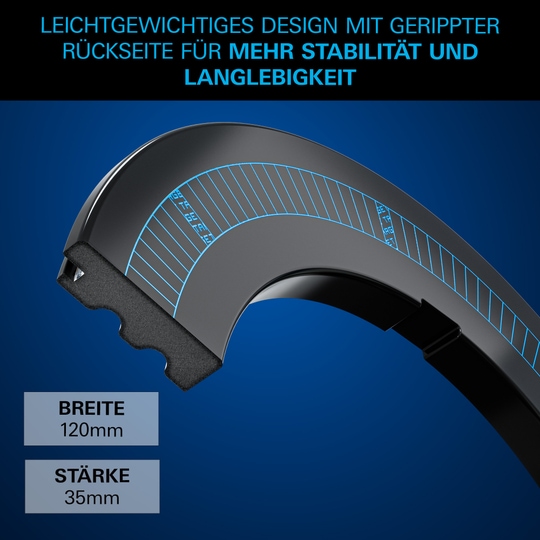 Target Corona Vision Dartboardomlijsting met inkepingen en verlichting