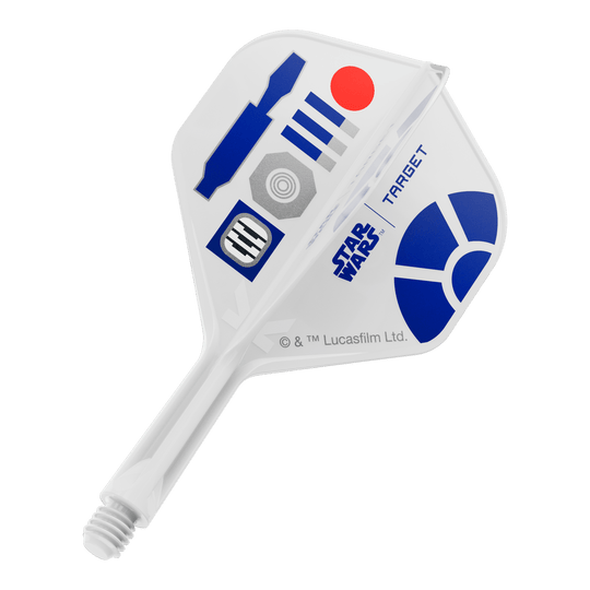 Target Star Wars K-Flex R2D2 No2 Standaardvluchten Dieses Bild ist einem Produkt mit dem Dateinamen 410513_Target_StarWars_KFlex_R2D2_No2_Standard_Flights_Short_19mm_1 zugeordnet. Es handelt sich wahrscheinlich um einen kurzen Dart-Flight im Star Wars R2D2 Look.