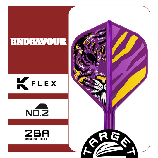Target Japan K-Flex Endeavor No2 standaardvluchten Abgebildet ist das Produkt Target Japan K-Flex Endeavour No2 Standard Flights. Es handelt sich um hochwertige Dartflights aus Japan.