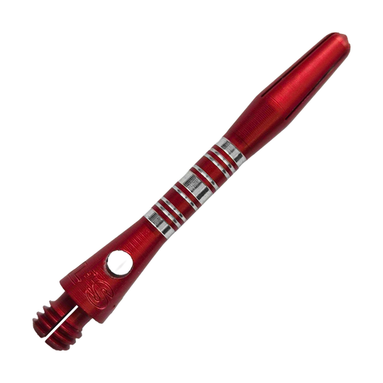 Bulls NL Supra aluminium shafts - rood - 34 mm Abgebildet sind die Bulls NL Supra Aluminium Shafts in Rot, 34 mm. Sie eignen sich hervorragend als Ersatzteile für Dartpfeile.