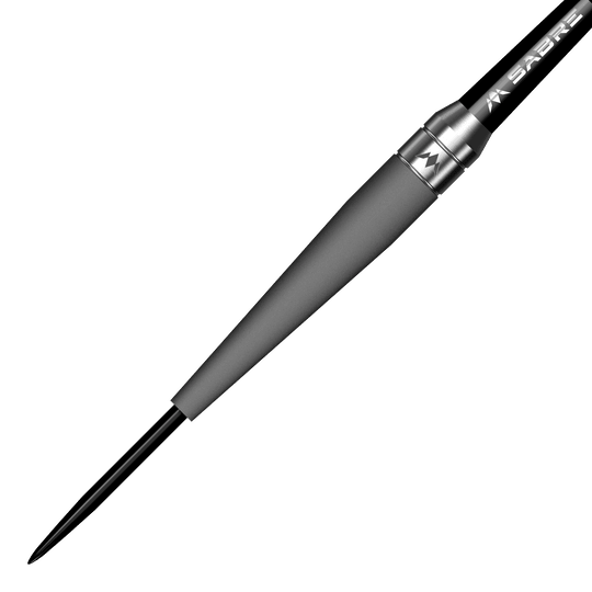 Mission Saturn Titan stalen darts Das Bild zeigt einen Mission Saturn Titan Steeldart. Der Dartpfeil hat eine schlanke, metallische Spitze und einen matten Schaft.