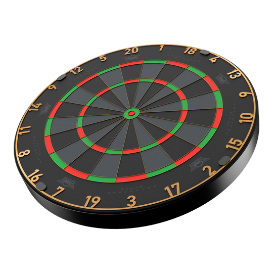 Bulls NL Advantage Black Edition stalen dartbord Dieses Bild zeigt das BullsNL Advantage Black Edition Steeldartboard. Es handelt sich um eine zusätzliche Produktdarstellung.