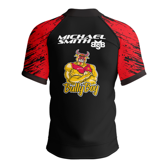 Shot Michael Smith Red Stripe Polo Dart Shirt Shot Michael Smith Red Stripe Polo Dart Shirt