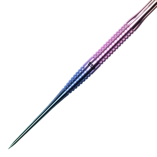 Caliburn TTD Complete Titanium T3 Rainbow stalen dartpijlen - 7 g Caliburn TTD Complete Titanium T3 Rainbow Steeldarts - 7g. Dieser Steeldartpfeil hat ein auffälliges regenbogenfarbenes Titan-Design.