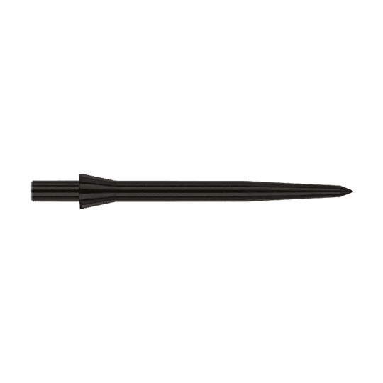 Red Dragon Raptor Plain Black stalen dartpunten - 30 mm Dies ist eine schwarze Steeldartspitze der Marke Red Dragon, Modell Raptor Plain Black. Sie ist 28 mm lang und hat ein schlichtes, elegantes Design.