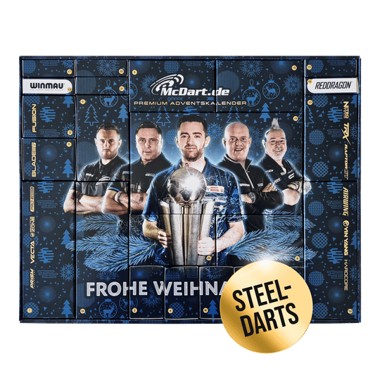 McDart Premium Adventskalender 2024 voor steeldartspelers