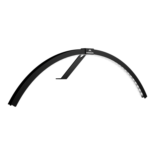 Mission Torus 120 LED-verlichtingssysteem - Zwart Darstellung des Mission Torus 120 LED Beleuchtungssystems in Schwarz. Diese LED-Beleuchtung sorgt für gleichmäßige Ausleuchtung.