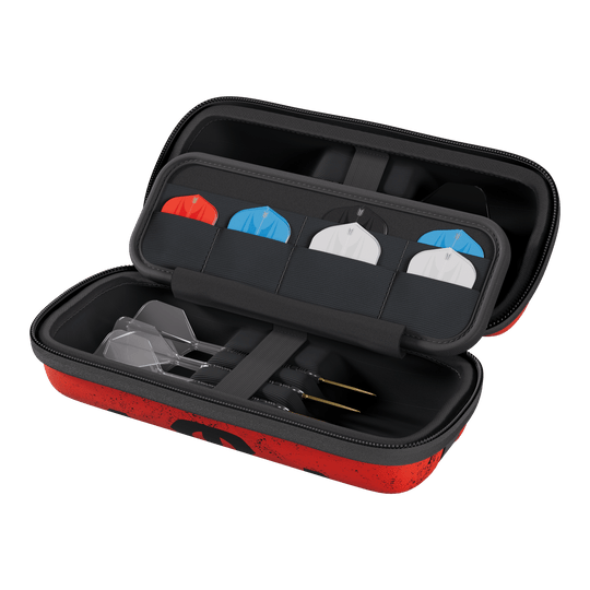 Abgebildet ist das Target Star Wars Boa Dartcase mit Darth Maul als Motiv. Die Darttasche bietet Schutz und Stil für Ihre Ausrüstung.