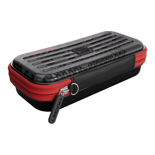 Takoma Ghost Series Nathan Aspinall darthoesje Das Bild zeigt das Takoma Ghost Series Nathan Aspinall Dartcase. Es handelt sich um ein spezielles Dartcase für Profispieler.