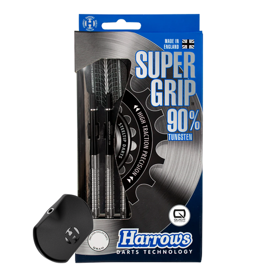 Harrows Supergrip 90 Quick Point stalen dartpijlen
