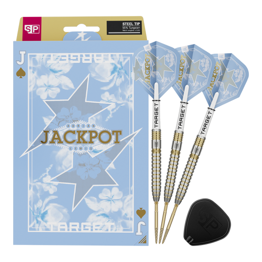 Targetwit Adrian Lewis Showdown Swiss Points Steeldarts Das Bild zeigt die Target Adrian Lewis Showdown Swiss Points Steeldarts. Die Darts sind für professionelle Spieler geeignet.