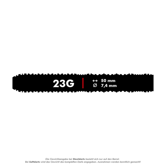 Shot ZEN Straight Turbo Point stalen dartpijlen - 23 g Abgebildet sind die Shot ZEN Straight Turbo Point Steeldarts mit einem Gewicht von 23g. Diese Darts sind für präzises Spielen konzipiert.